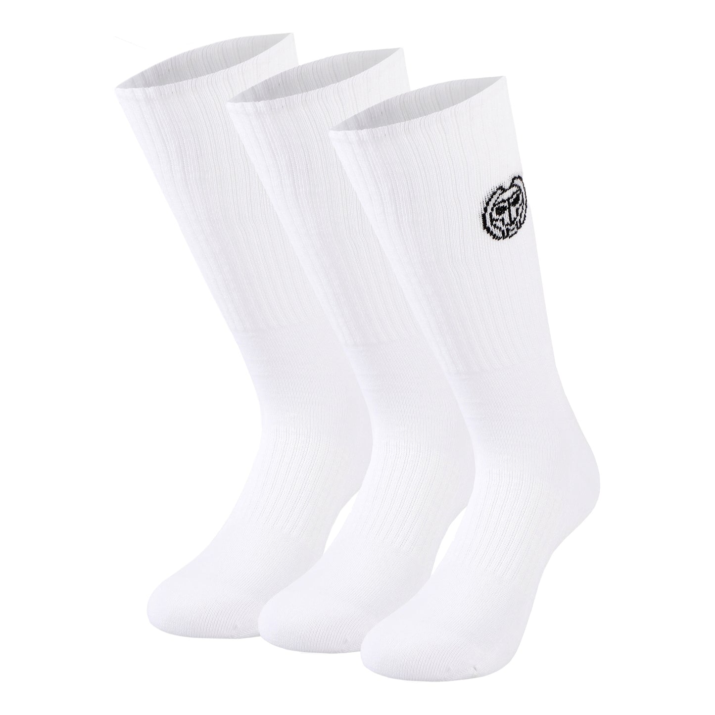 BIDI BADU Matayo Crew Tech Sportsokken Verpakking 3 stuks Heren - wit, zwart