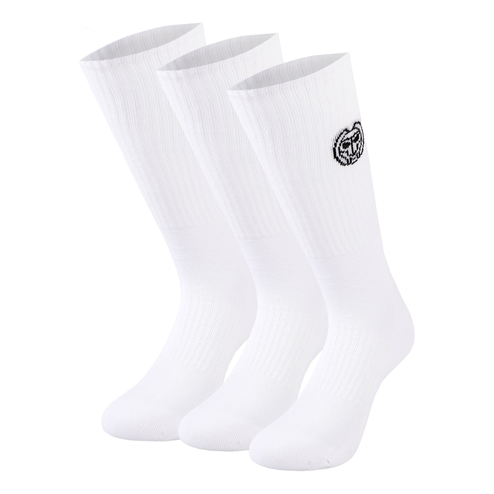 BIDI BADU Matayo Crew Tech Sportsokken Verpakking 3 stuks Heren - wit, zwart