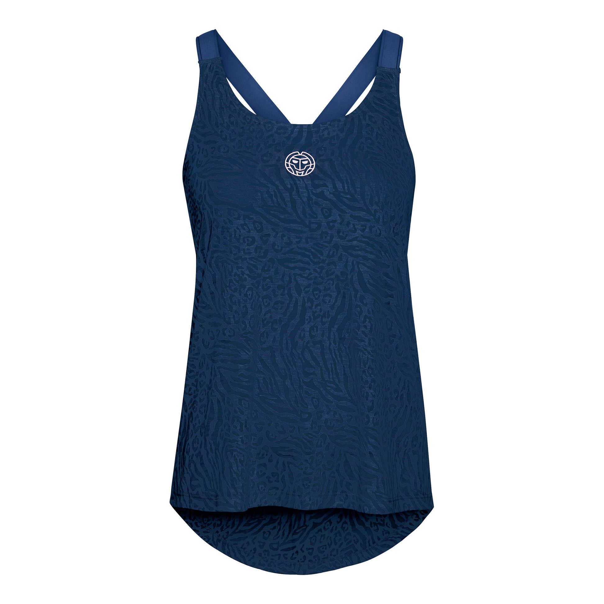 BIDI BADU Maila Bournout Tech Tanktop -donkerblauw,wit