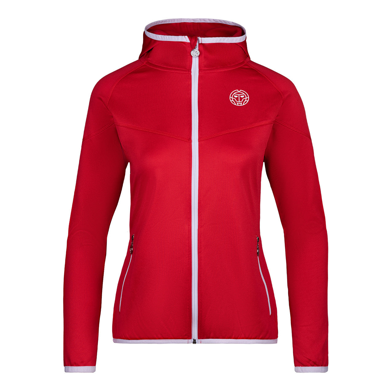 BIDI BADU Inga Tech Trainingsjack Dames - rood, wit