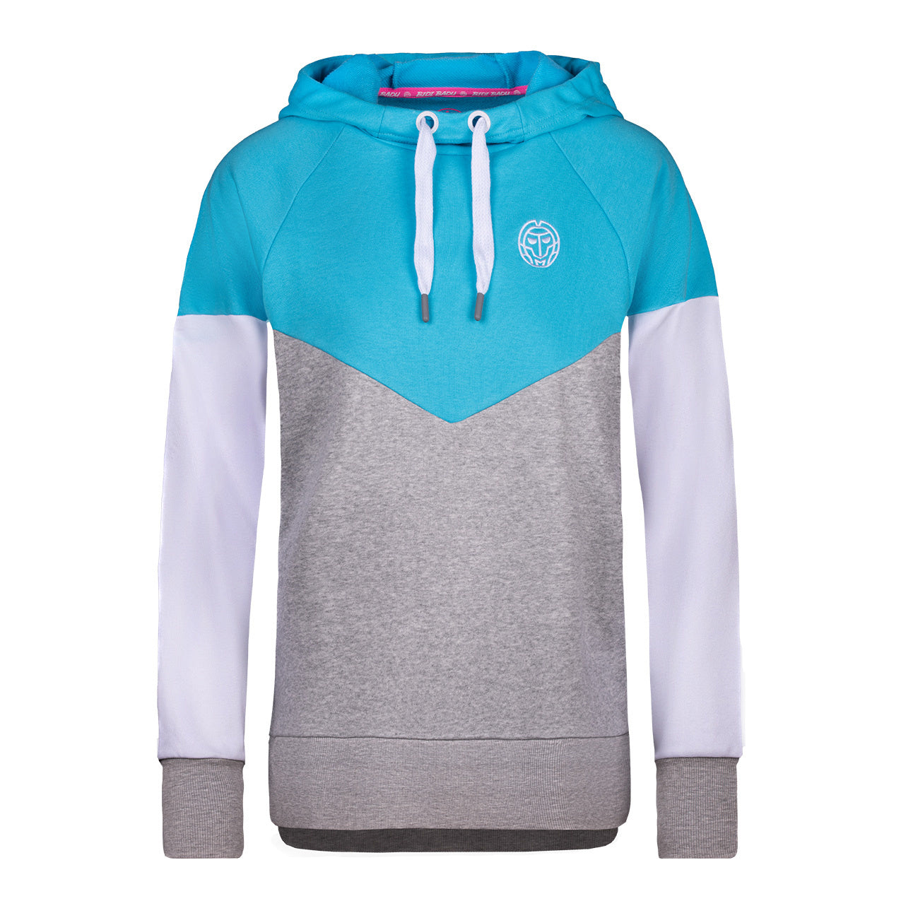 BIDI BADU Flavia Sweater Met Capuchon Dames-Lichtblauw,Lichtgrijs