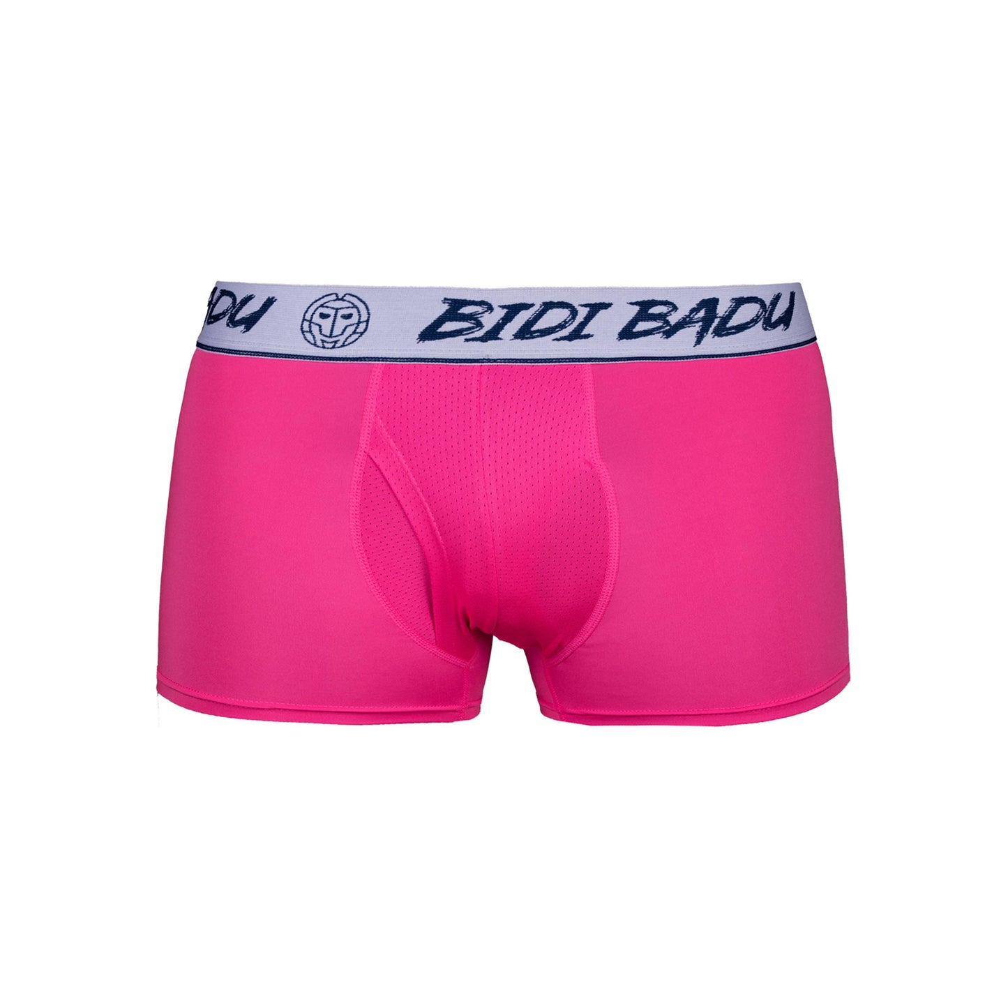 BIDI BADU Max Basic Boxershort Heren - pink, wit