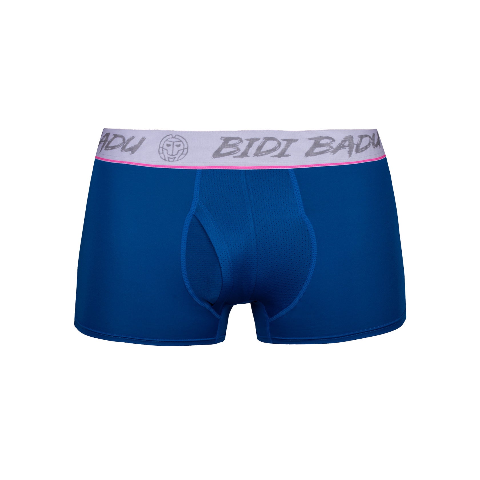 BIDI BADU Max Basic Boxershort Heren - donkerblauw, wit