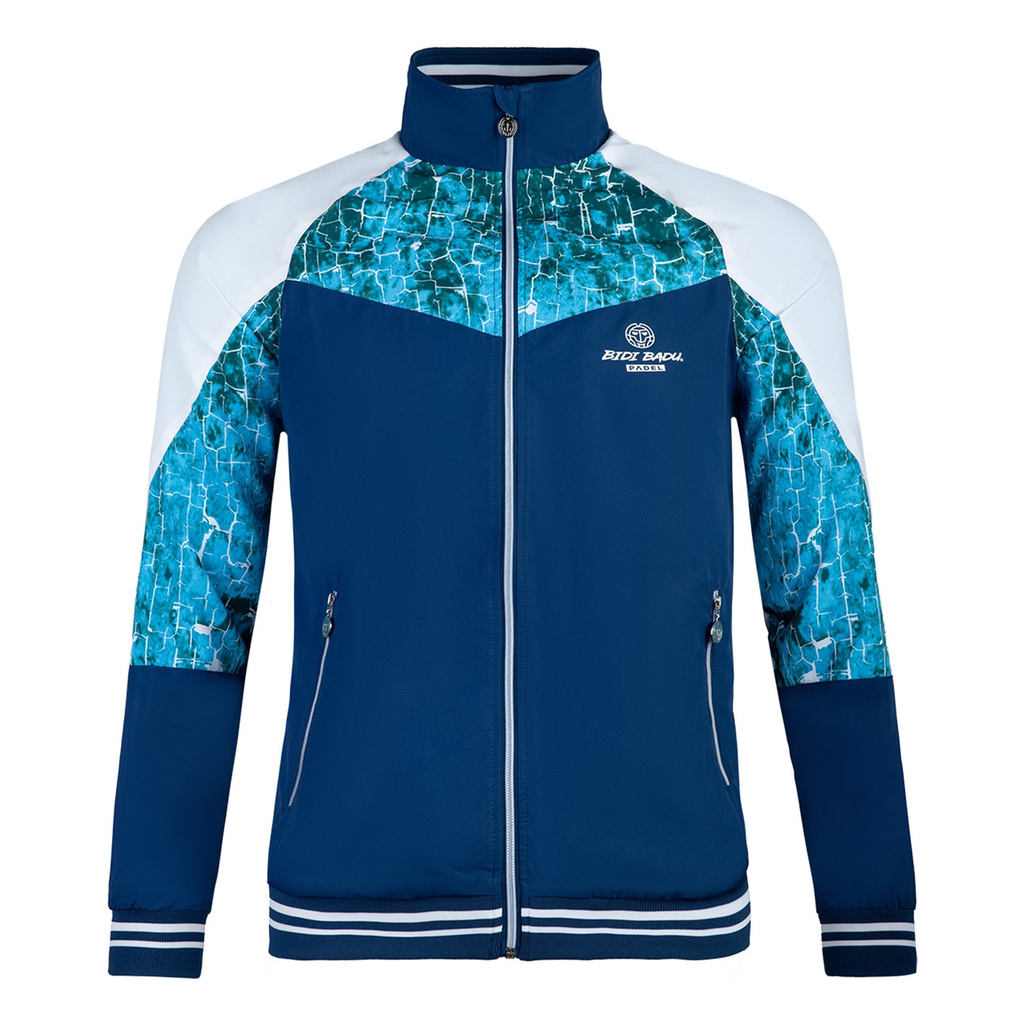 BIDI BADU Jabu Tech Trainingsjack Heren-Donkerblauw,Veelkleurig