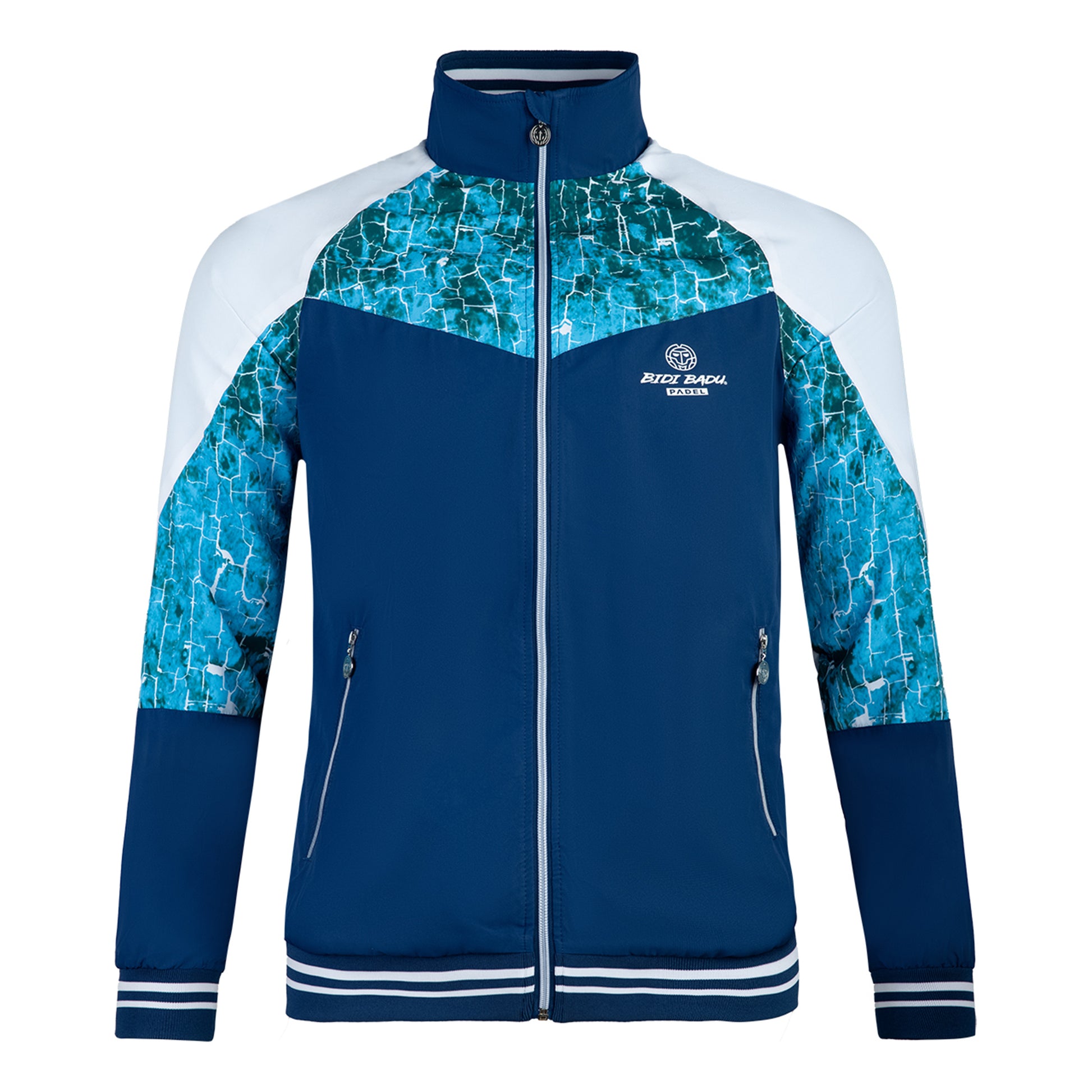 BIDI BADU Jabu Tech Trainingsjack Heren-Donkerblauw,Veelkleurig