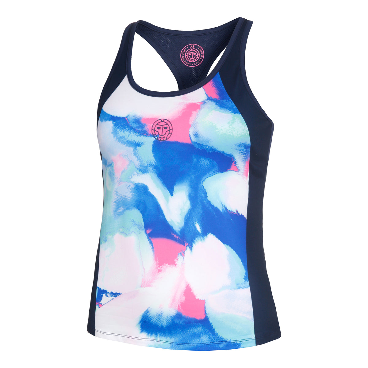 BIDI BADU Jua Tech Tanktop Dames - donkerblauw, veelkleurig