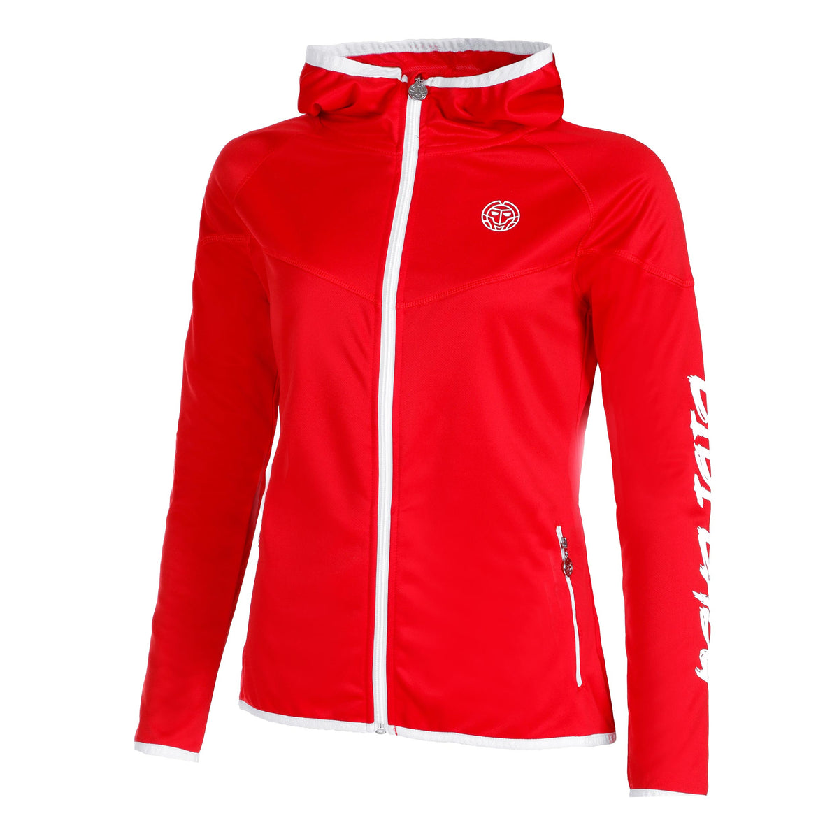 BIDI BADU Inga Tech Trainingsjack Dames-Rood,Wit