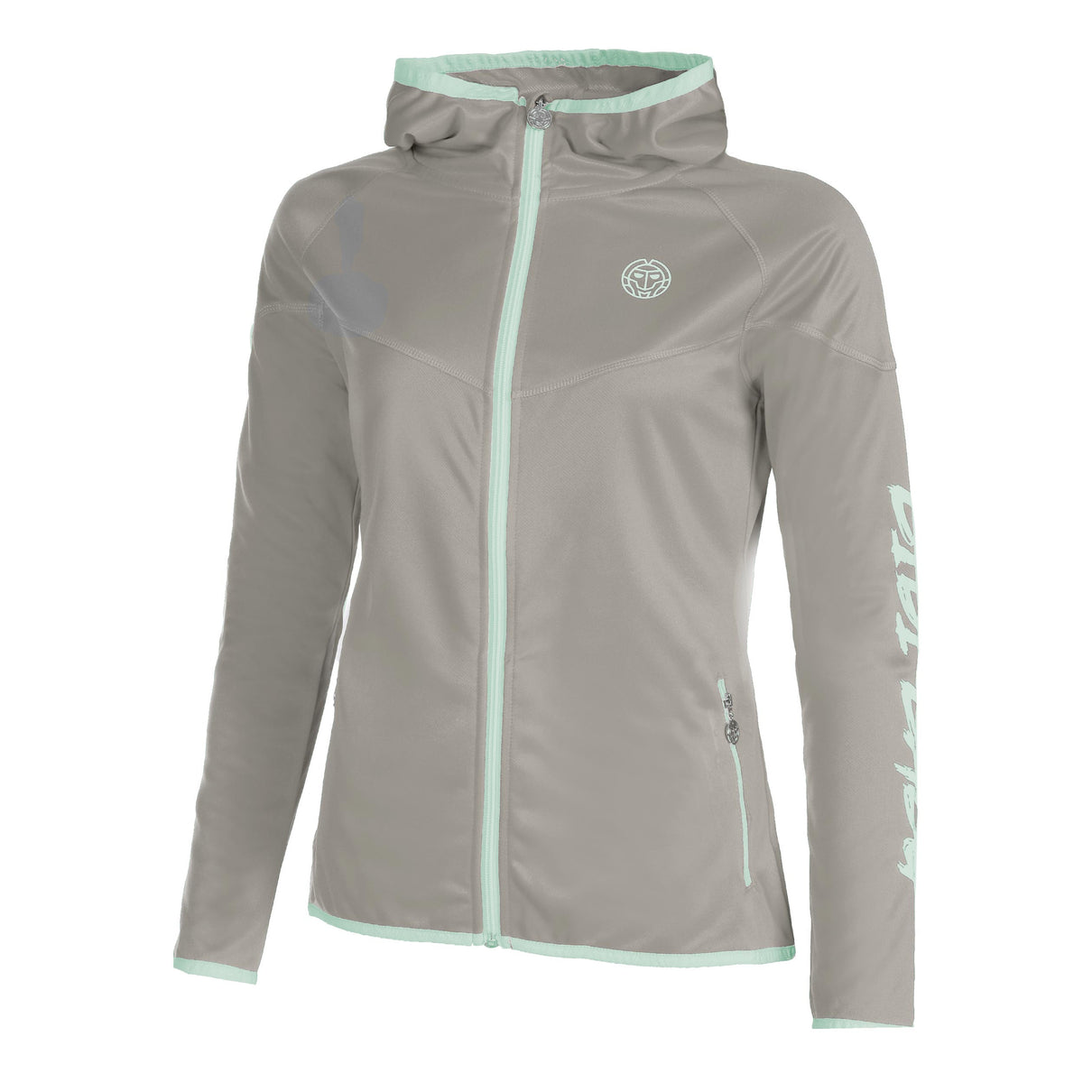 BIDI BADU Inga Tech Trainingsjack Dames - grijs, mint