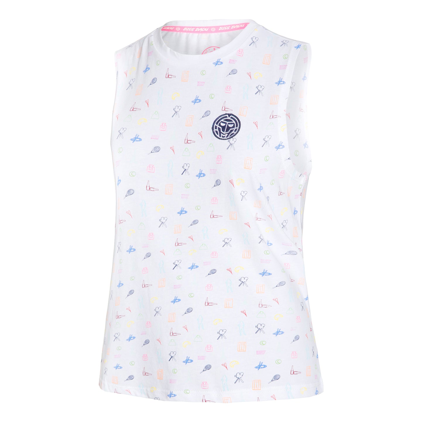BIDI BADU Emefa Lifestyle Tanktop Dames - wit, veelkleurig