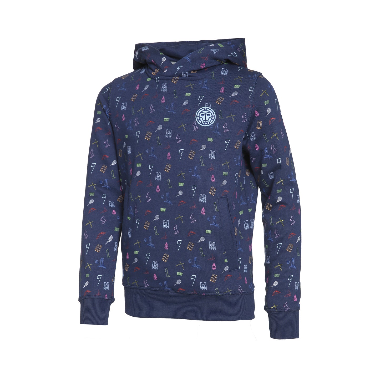 BIDI BADU Rafiki Lifestyle Sweater Met Capuchon Jongens-Donkerblauw,Veelkleurig