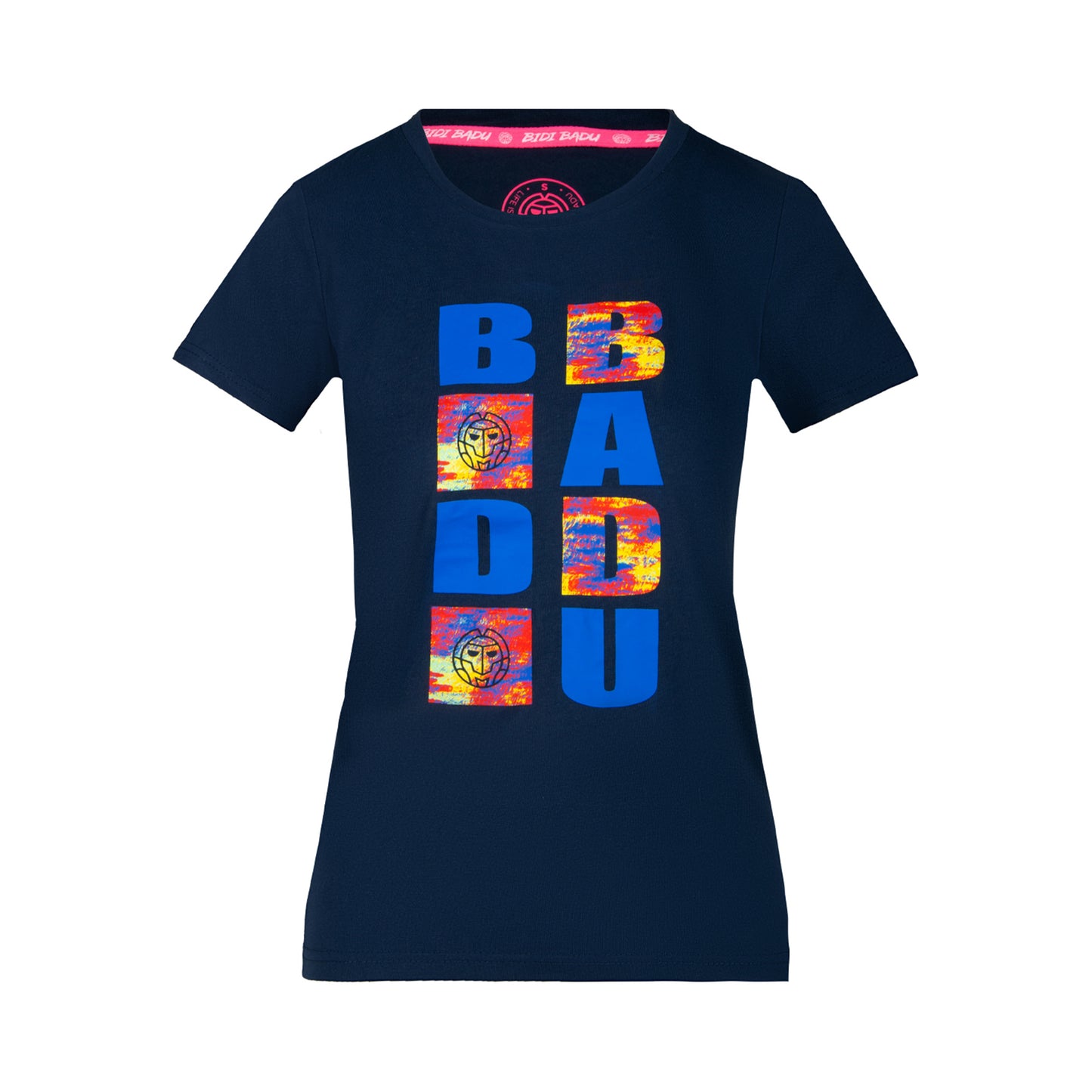 BIDI BADU Osayi Lifestyle T-shirt Meisjes - donkerblauw, veelkleurig