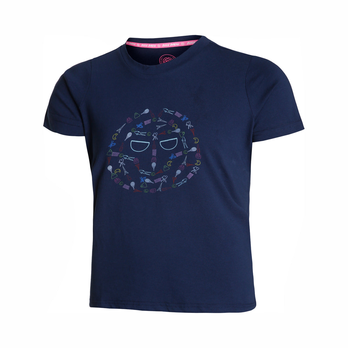 BIDI BADU Lakisha Lifestyle T-shirt Meisjes - donkerblauw, veelkleurig