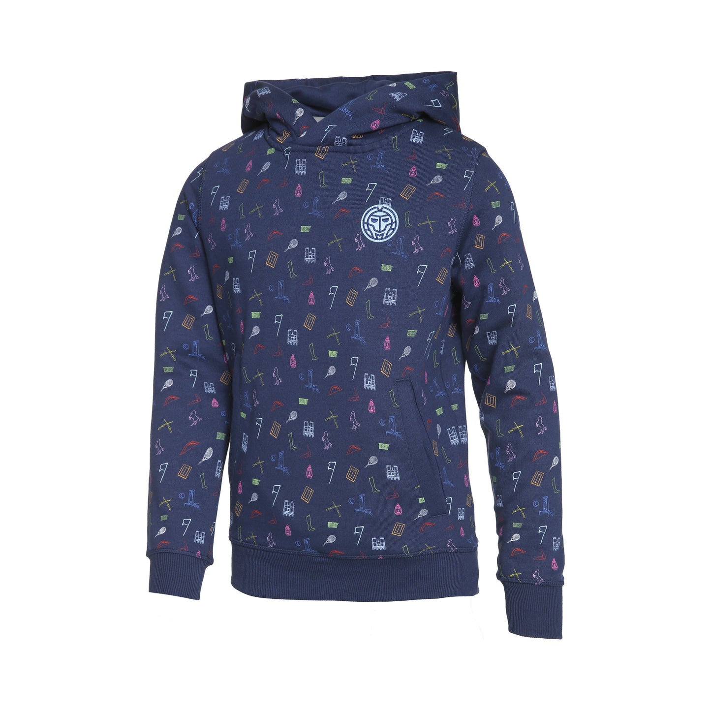 BIDI BADU Aisosa Lifestyle Sweater Met Capuchon Meisjes-Donkerblauw,Veelkleurig