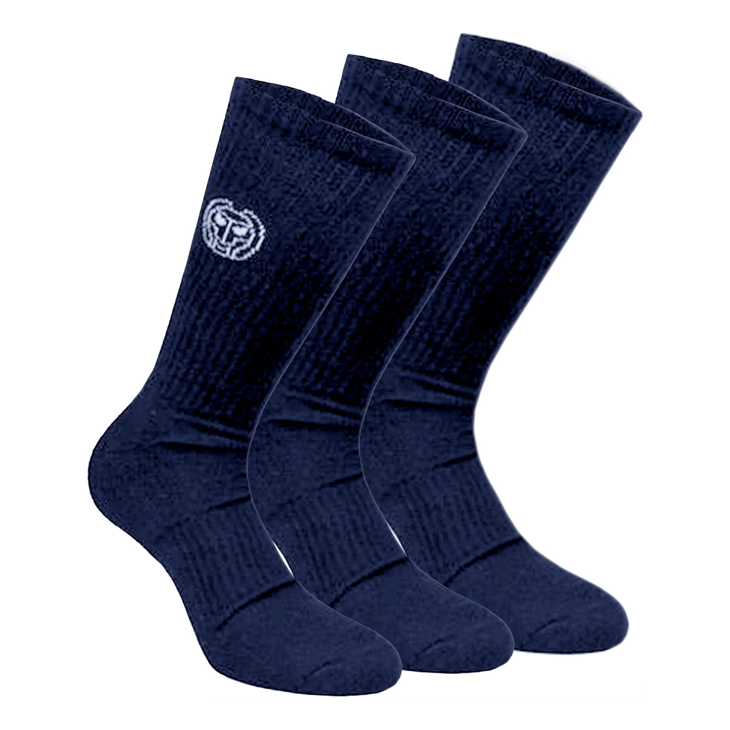 BIDI BADU Don Carlito Crew Move Tennissokken Verpakking 3 Stuks-Donkerblauw,Wit