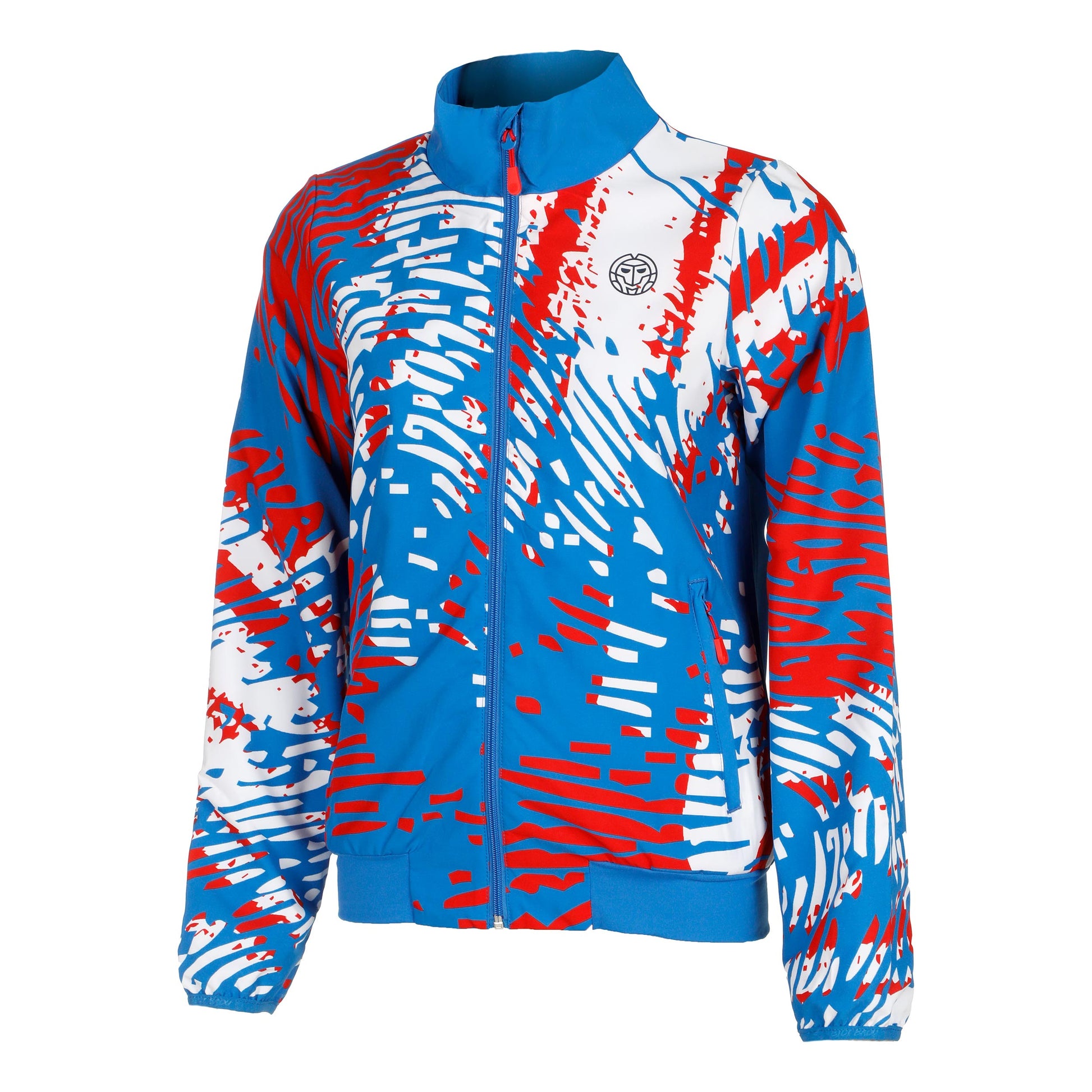 BIDI BADU Gene Tech Trainingsjack Dames-Blauw,Wit