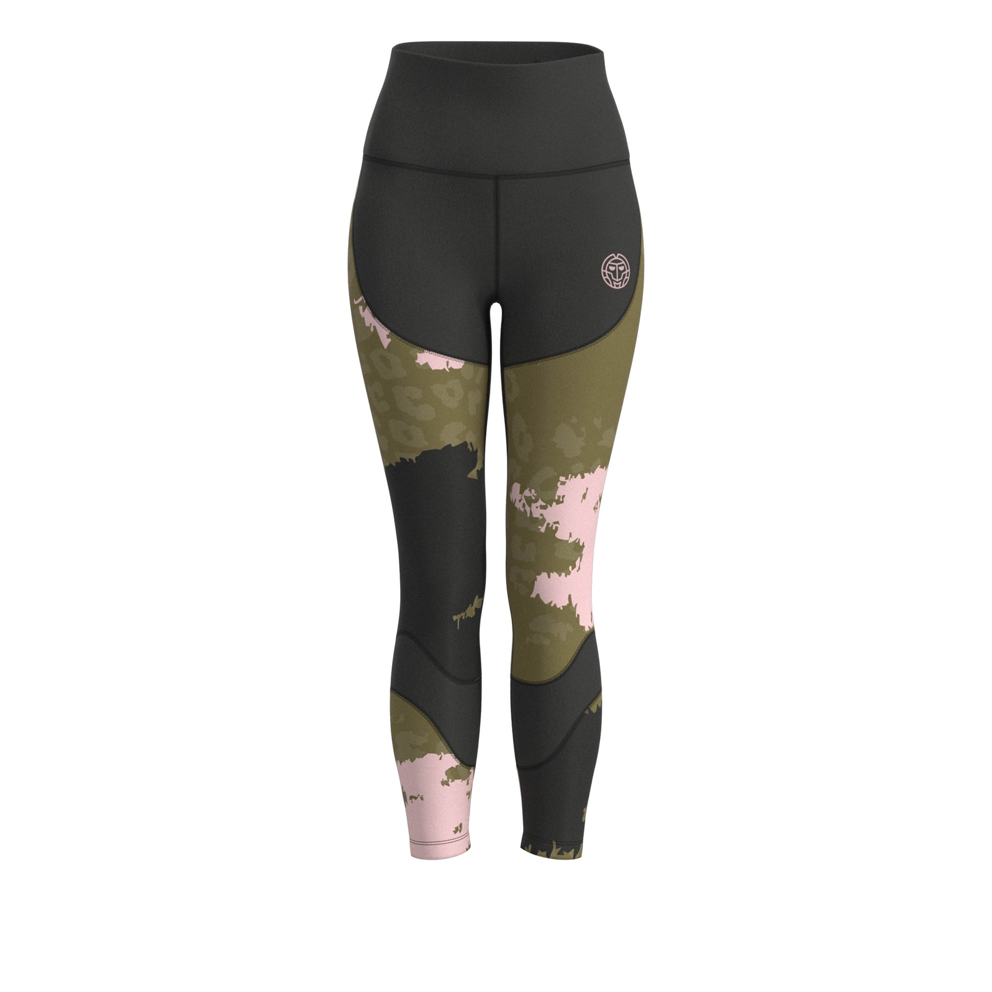 BIDI BADU Colortwist Printed Tight Dames - olijf, veelkleurig