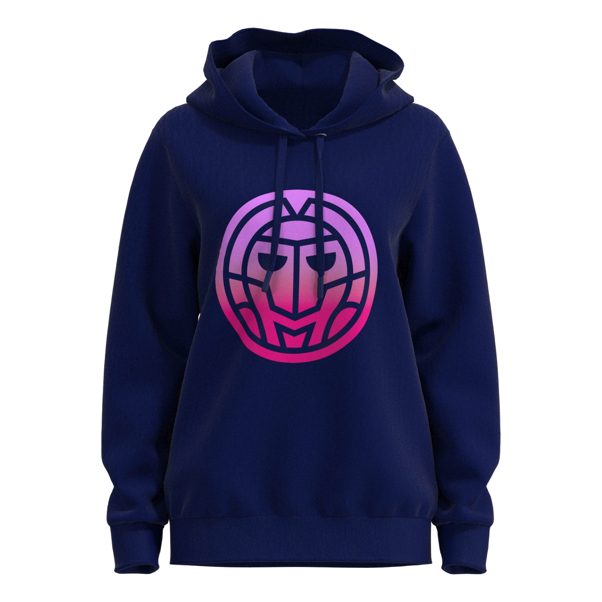 BIDI BADU Colortwist Chill Sweater met capuchon Dames - donkerblauw, pink