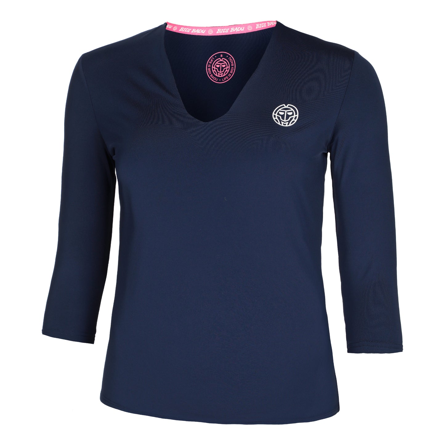BIDI BADU Crew V-Neck Longsleeve Dames-Donkerblauw