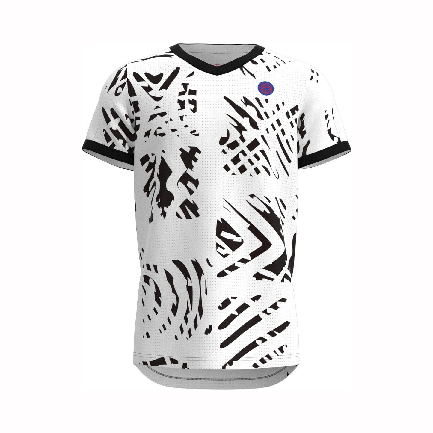 BIDI BADU Melbourne V-Neck T-shirt Jongens - wit, zwart
