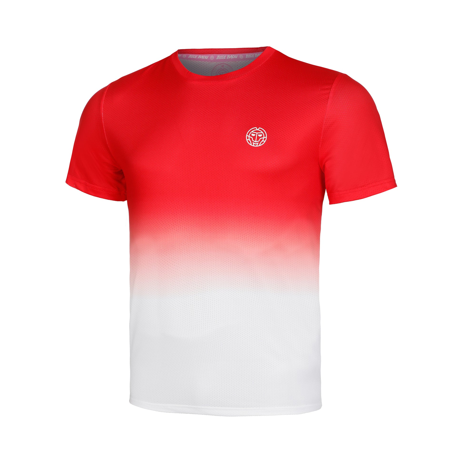 BIDI BADU Crew Gradiant T-shirt Jongens-Rood,Wit