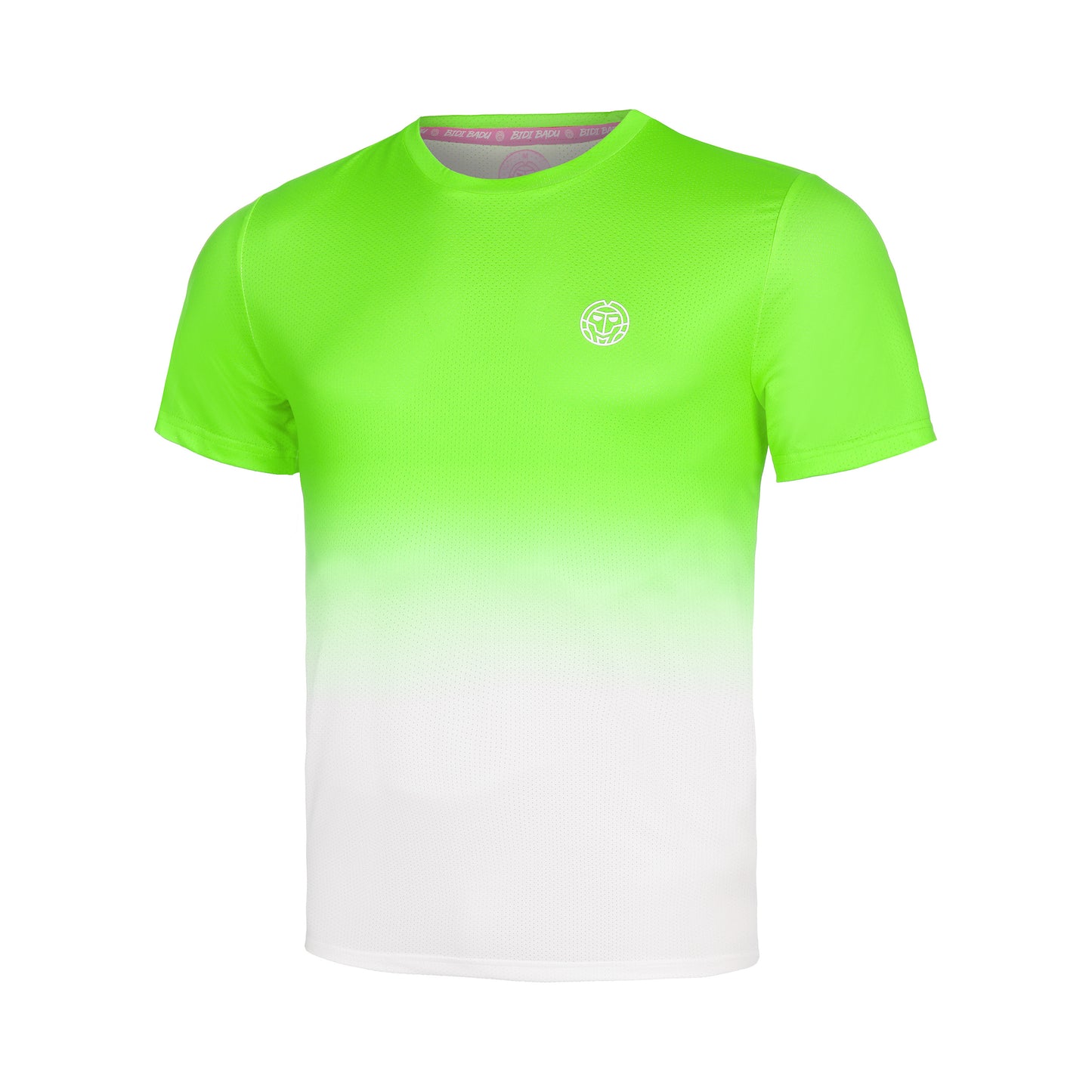 BIDI BADU Crew Gradiant T-shirt Jongens-Neongroen,Wit