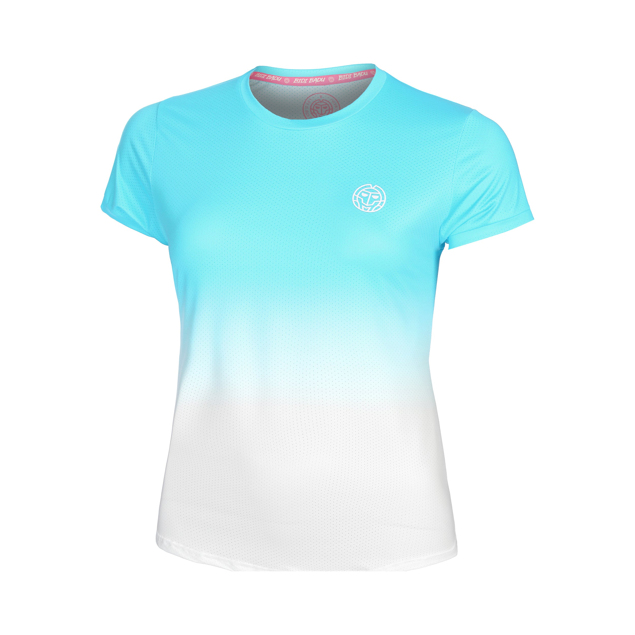 BIDI BADU Crew Gradiant T-shirt Meisjes-Turkoois,Wit