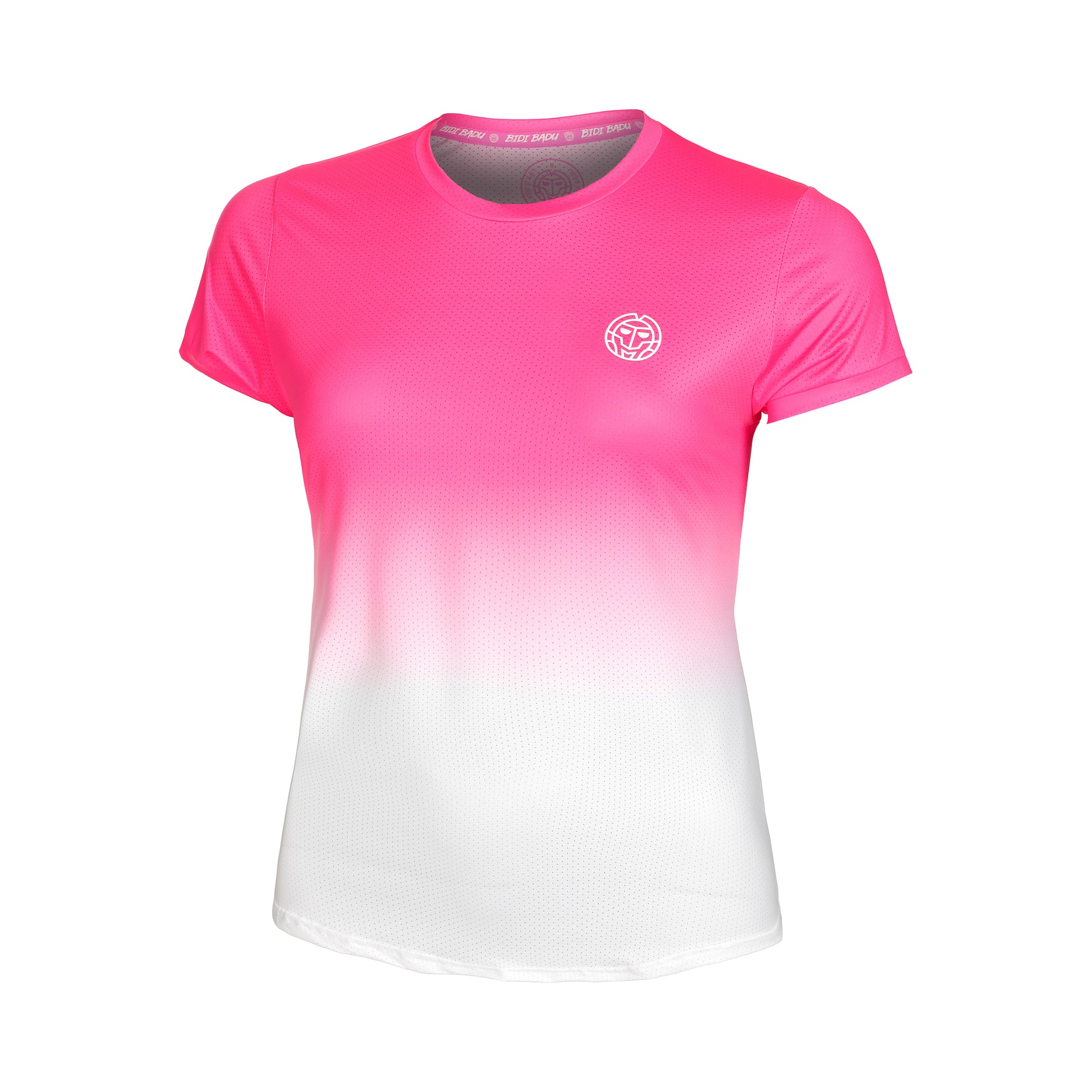 BIDI BADU Crew Gradiant T-shirt Meisjes-Pink,Wit