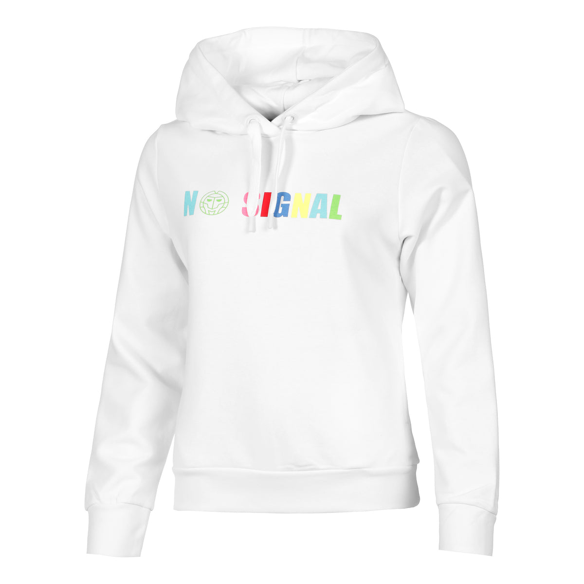 BIDI BADU Chill Sweater Met Capuchon Dames-Wit,Veelkleurig
