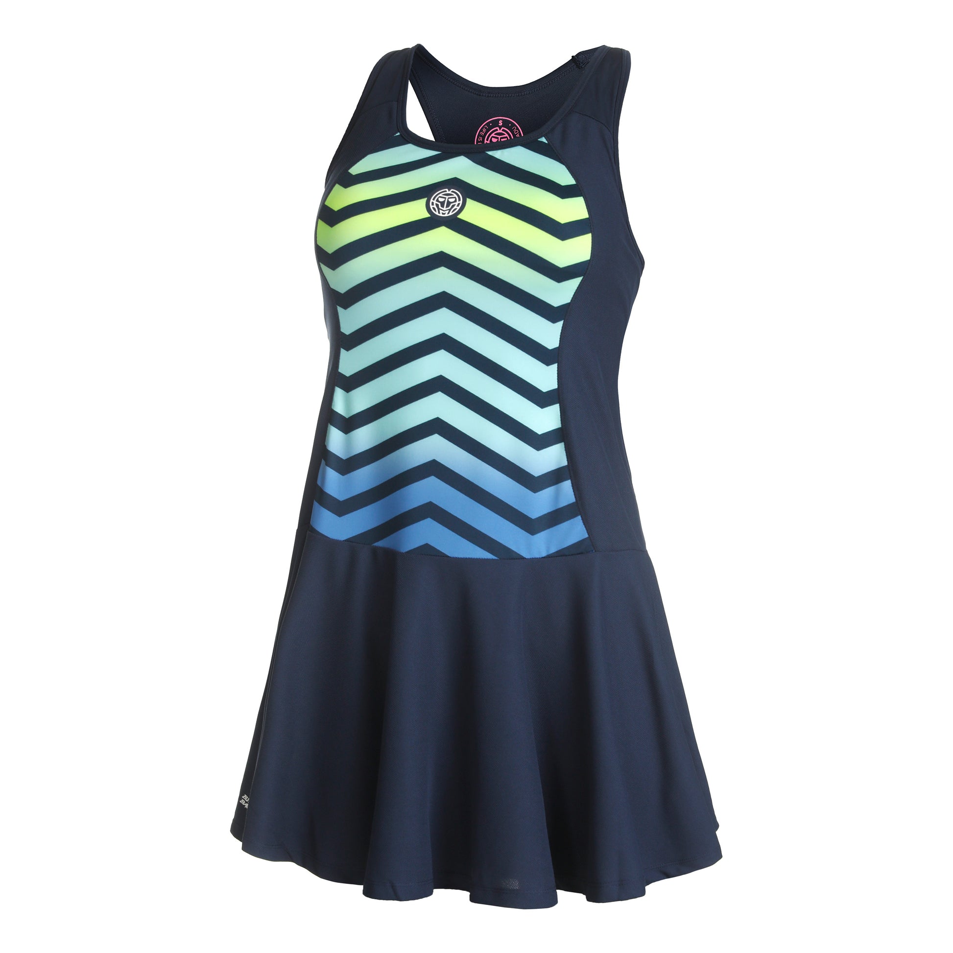 BIDI BADU Crew Jurk Dames - donkerblauw, veelkleurig