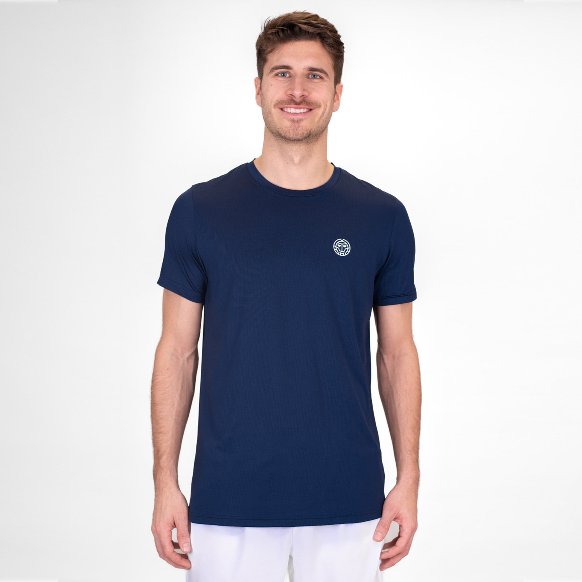 BIDI BADU Crew T-shirt Heren-Donkerblauw