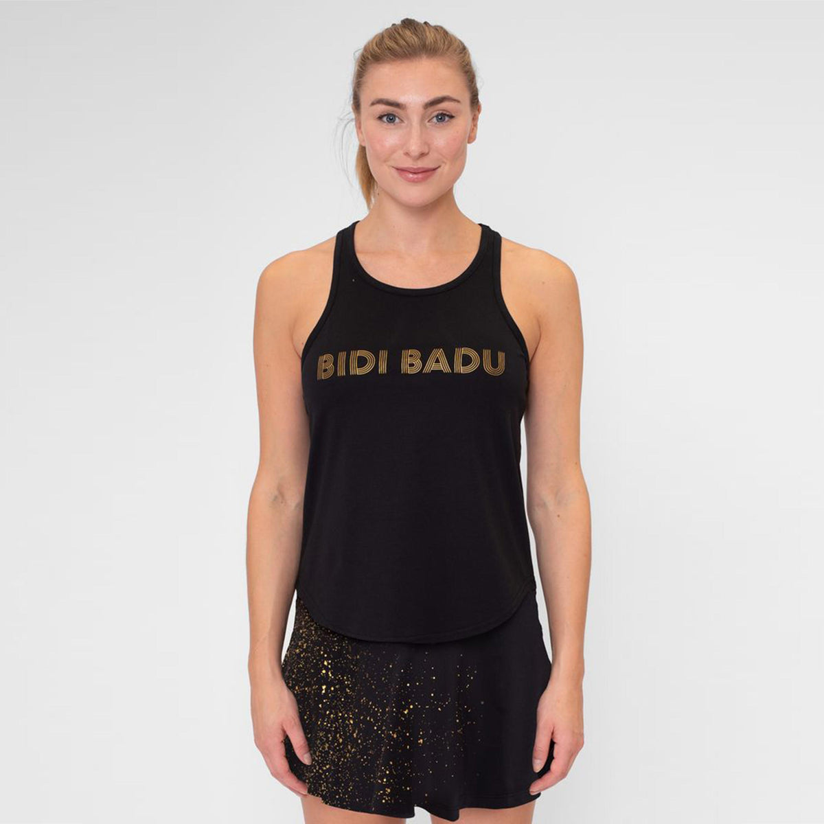 BIDI BADU Paris 2024 Chill Tanktop Dames-Zwart,Goud