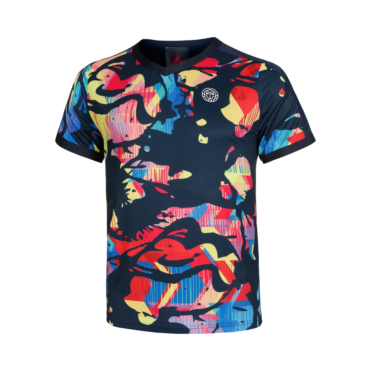 BIDI BADU Wild Arts V-Neck T-shirt Jongens - donkerblauw, veelkleurig