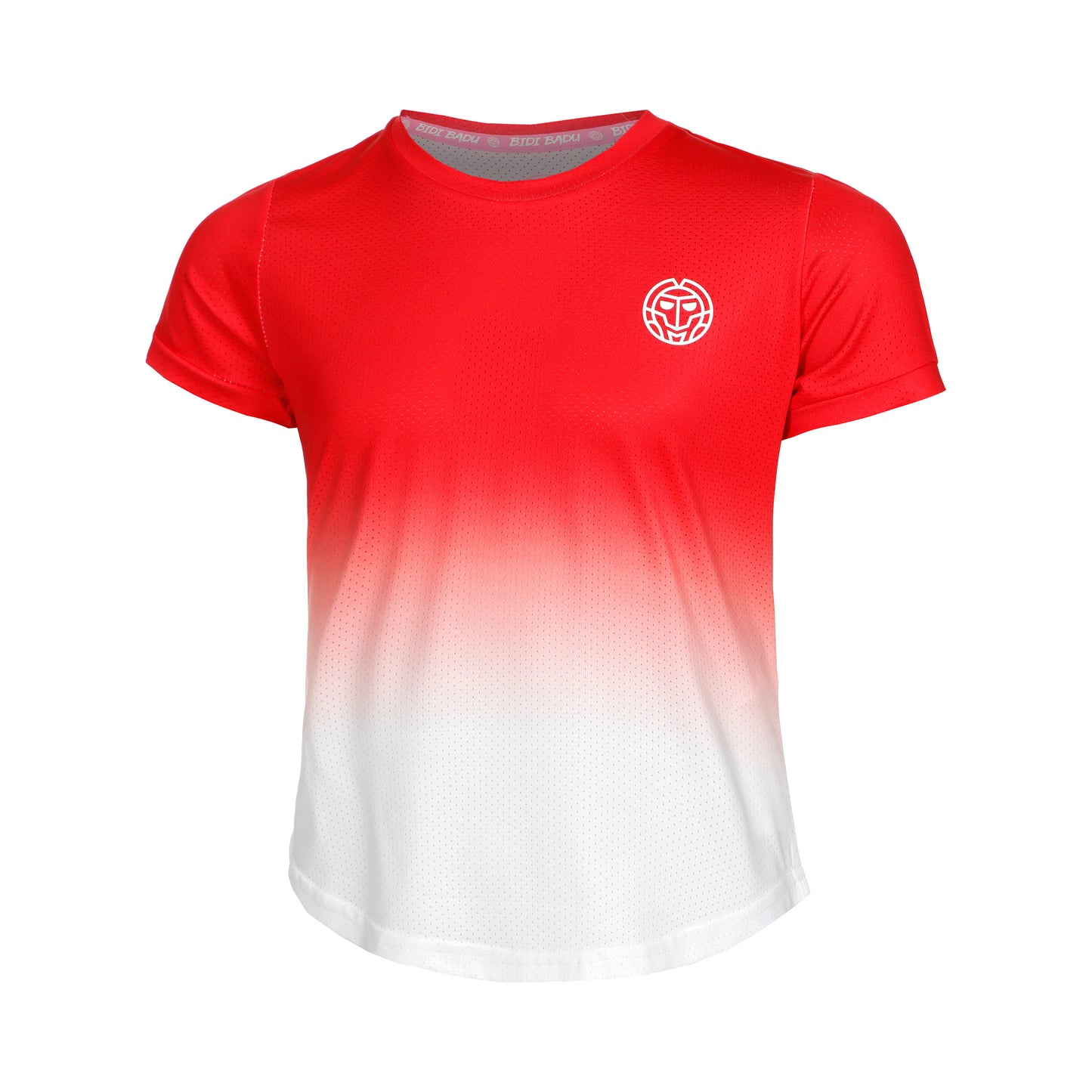 BIDI BADU Crew Gradiant Junior T-shirt Meisjes-Rood,Wit