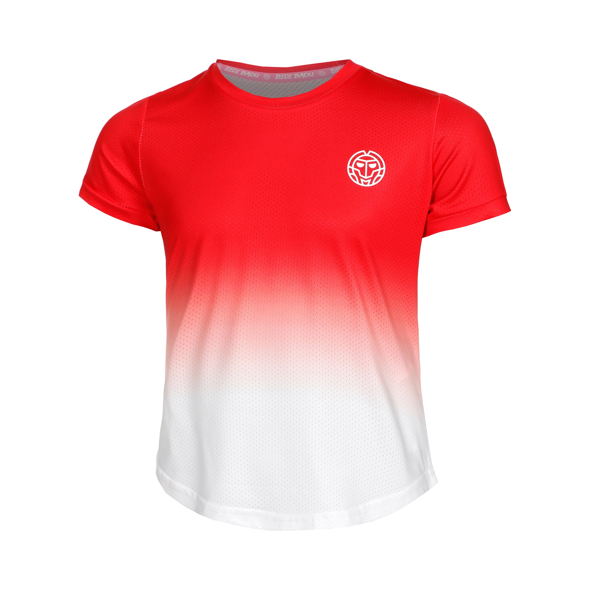 BIDI BADU Crew Gradiant Junior T-shirt Meisjes-Rood,Wit