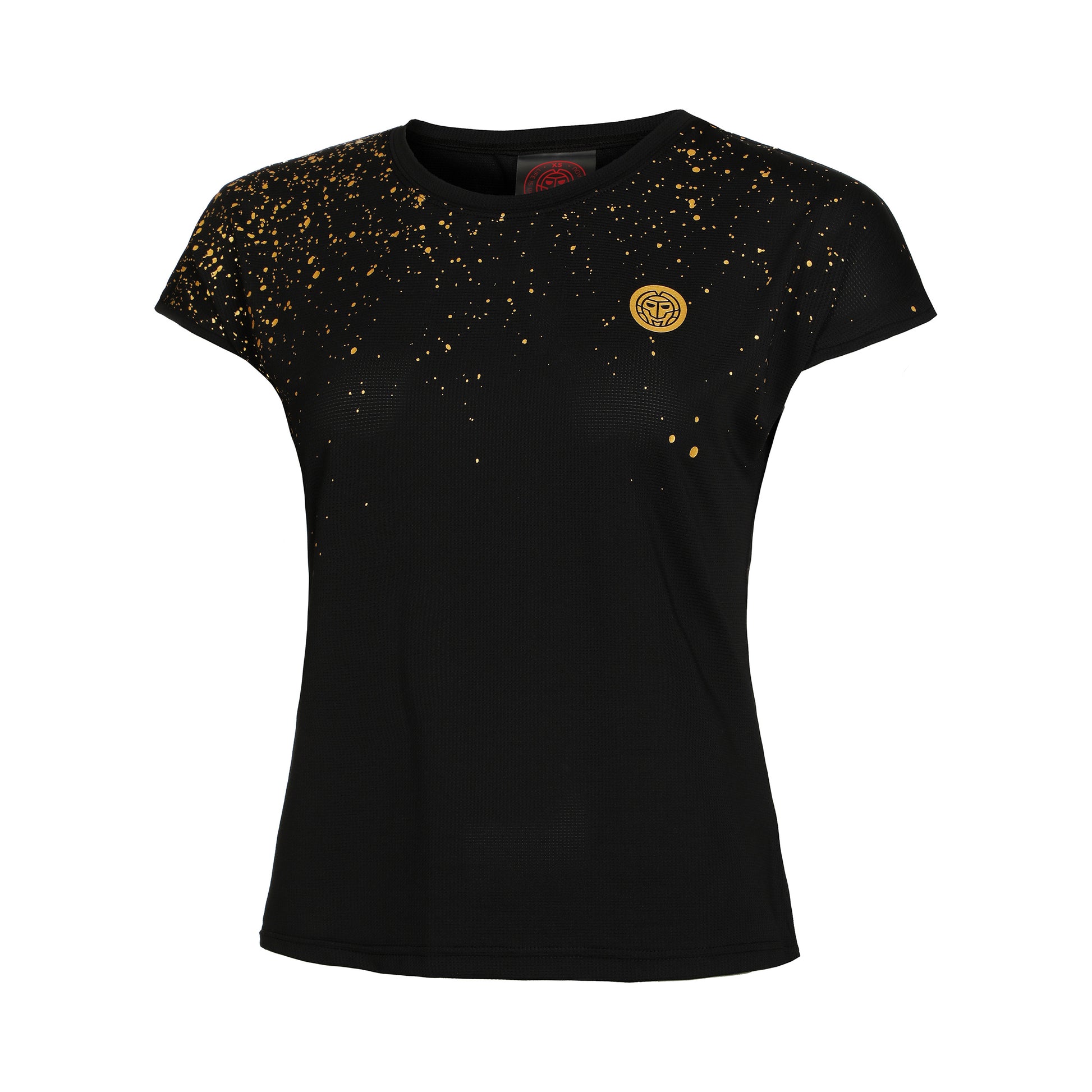 BIDI BADU Paris 2024 Junior Capsleeve T-shirt Meisjes - zwart, goud