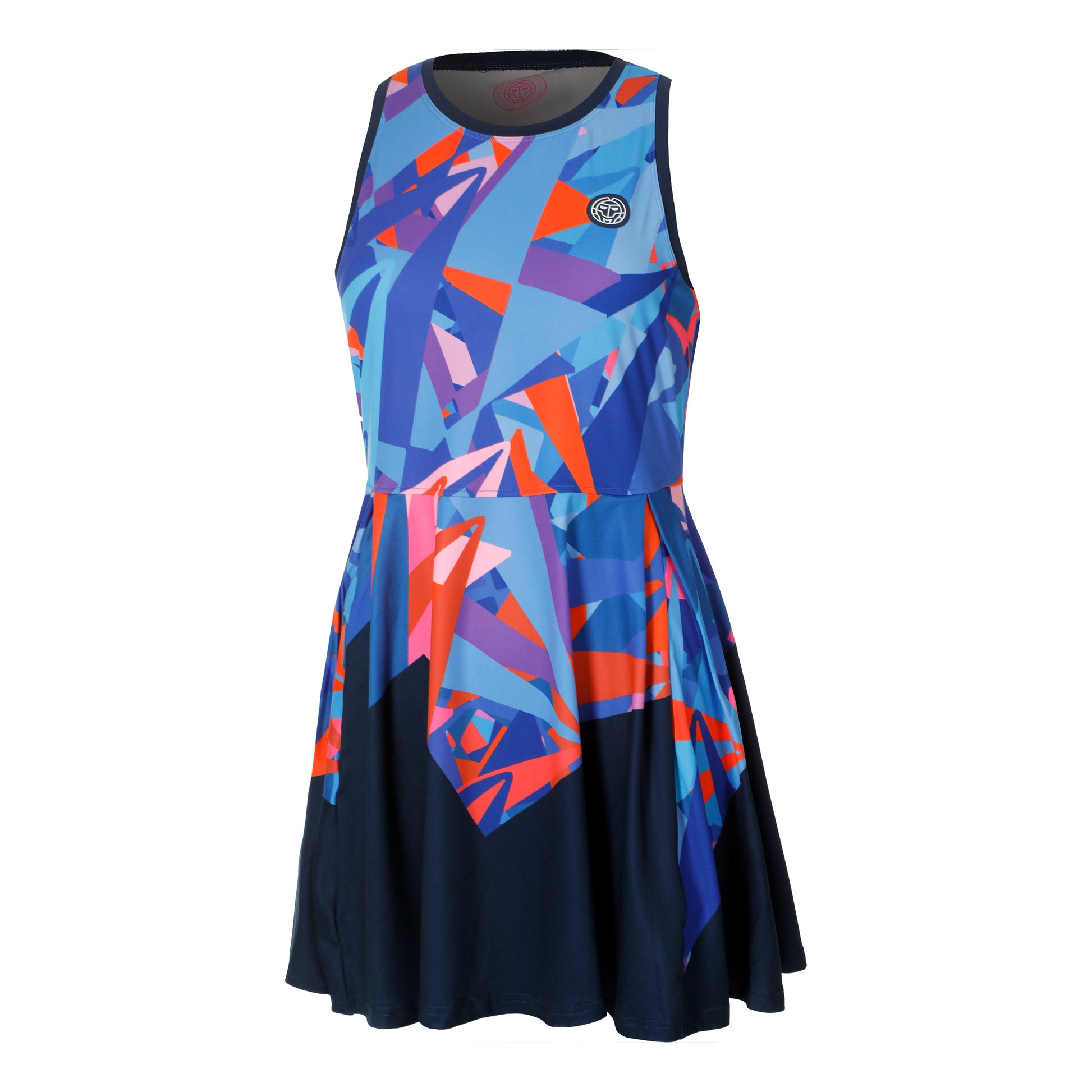 BIDI BADU Spike Jurk Dames-Donkerblauw,Veelkleurig