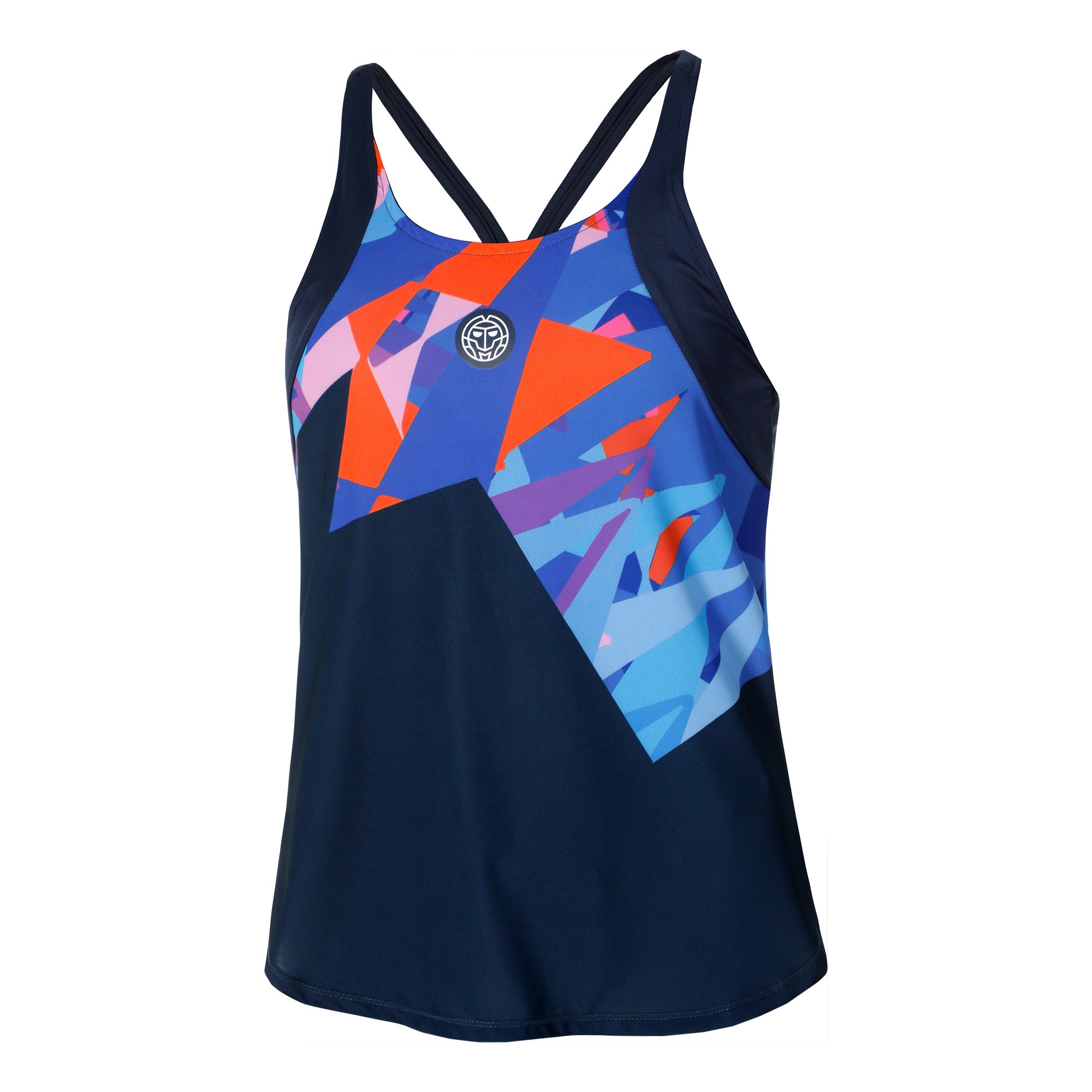 BIDI BADU Spike Tanktop Dames-Donkerblauw,Veelkleurig