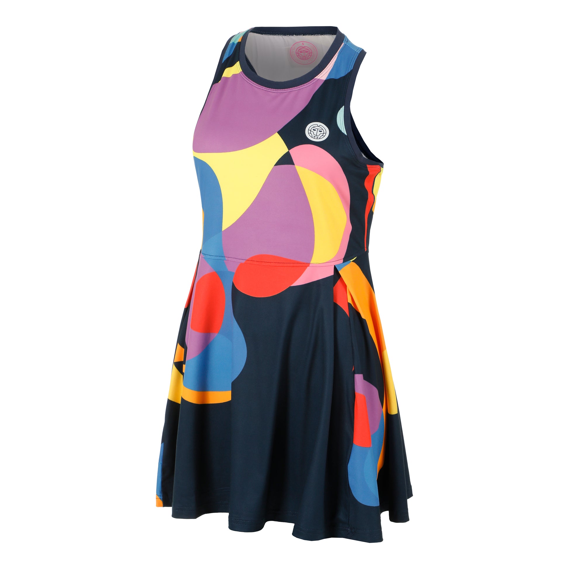 BIDI BADU Twiggy Jurk Dames-Donkerblauw,Veelkleurig