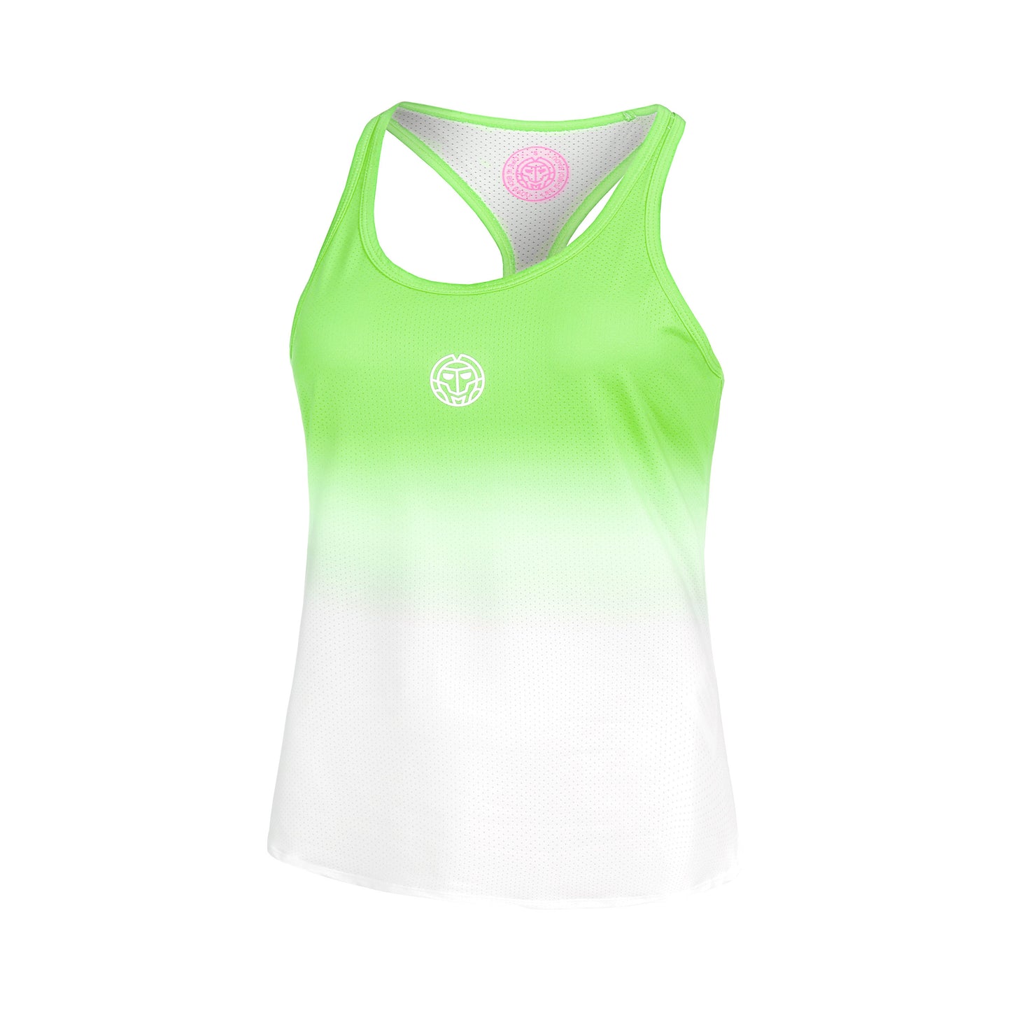BIDI BADU Crew Gradiant Tanktop Meisjes-Neongroen,Wit