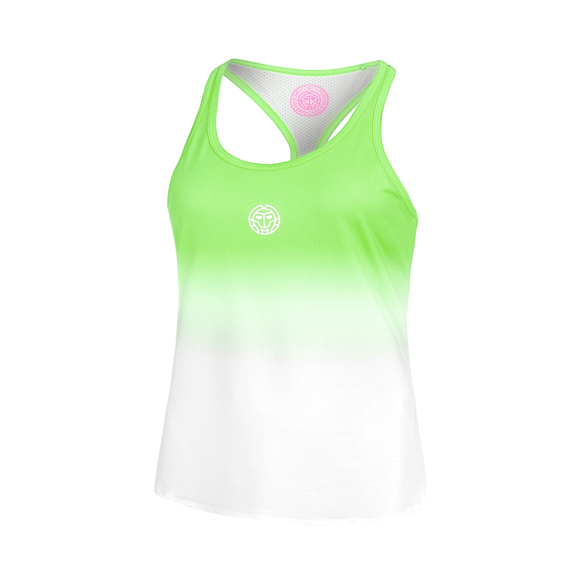 BIDI BADU Crew Gradiant Tanktop Meisjes-Neongroen,Wit