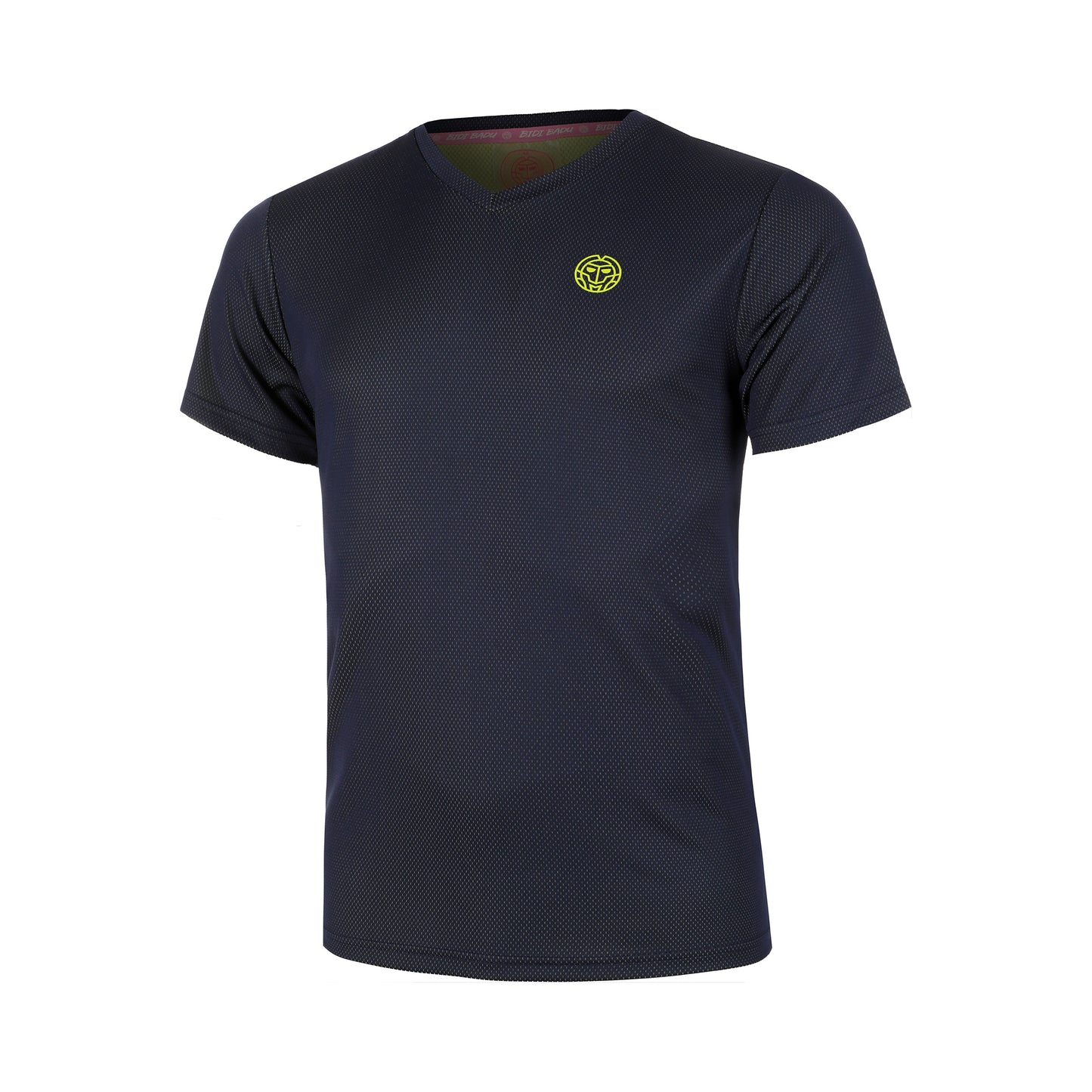 BIDI BADU Crew Inside Out V-Neck T-shirt Jongens-Donkerblauw,Limoen