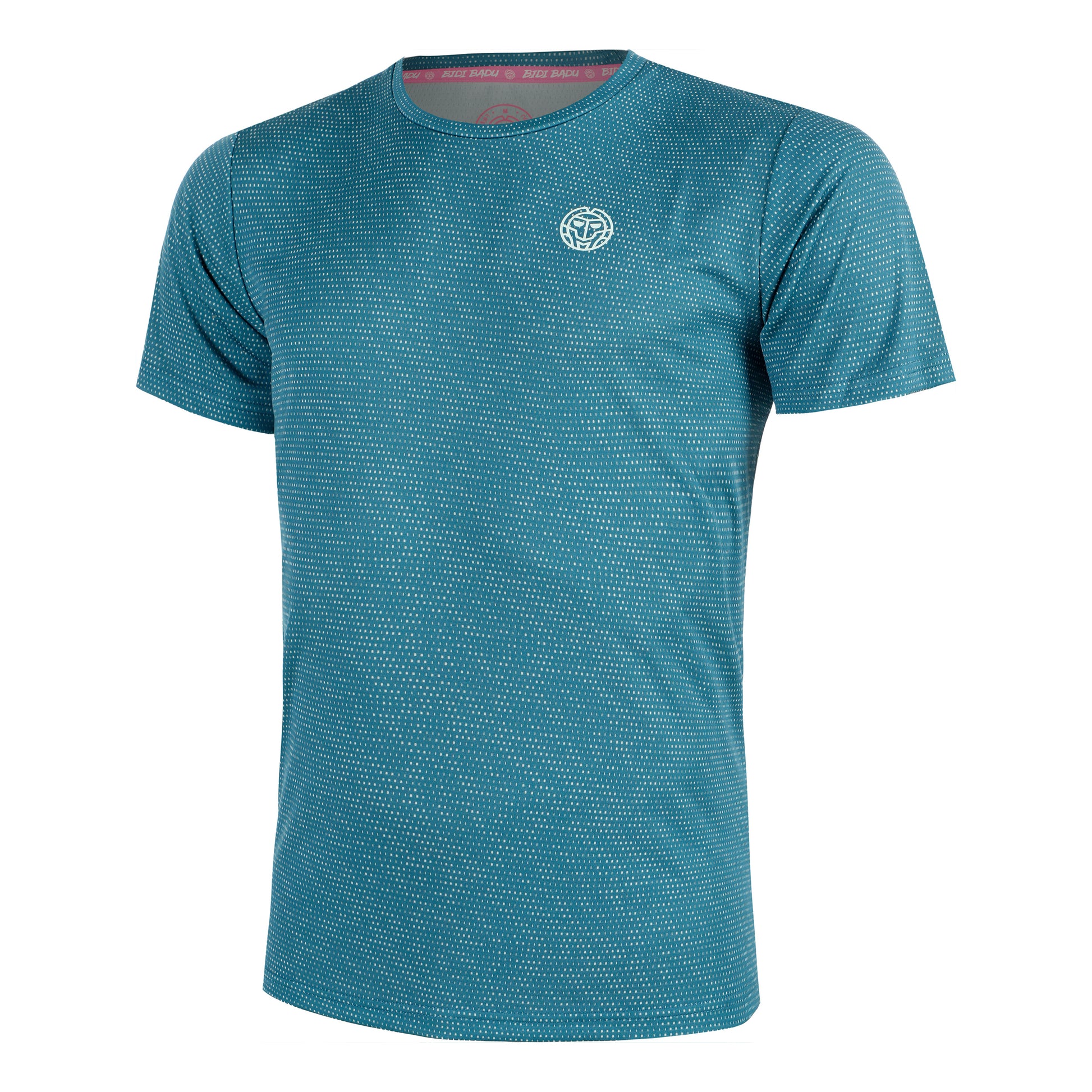 BIDI BADU Crew Two Colored T-shirt Heren - petrolblauw,