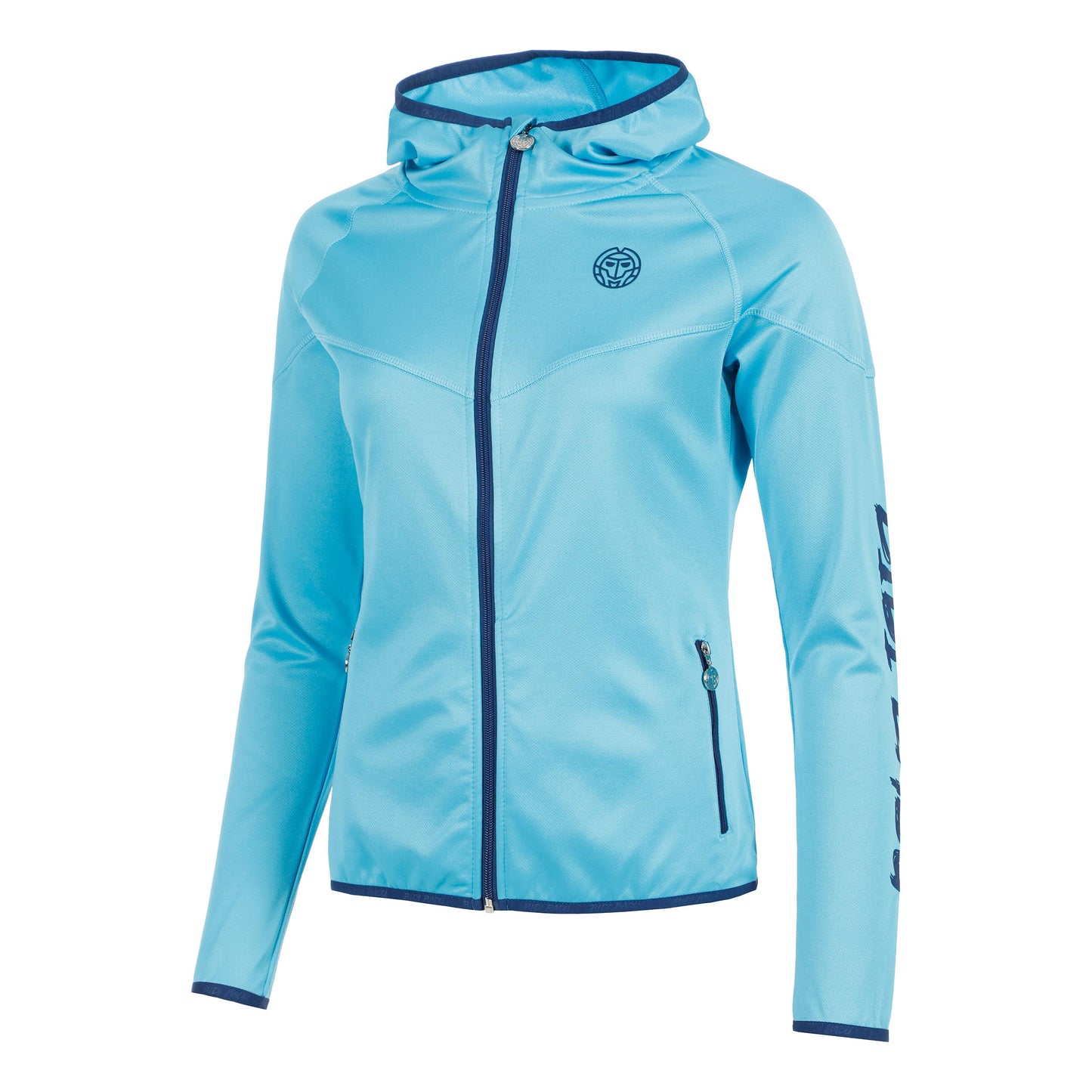 BIDI BADU Inga Tech Trainingsjack Dames-Lichtblauw,Donkerblauw
