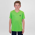 Crew Inside Out V-Neck T-shirt Jongens-Neongroen,Donkerblauw
