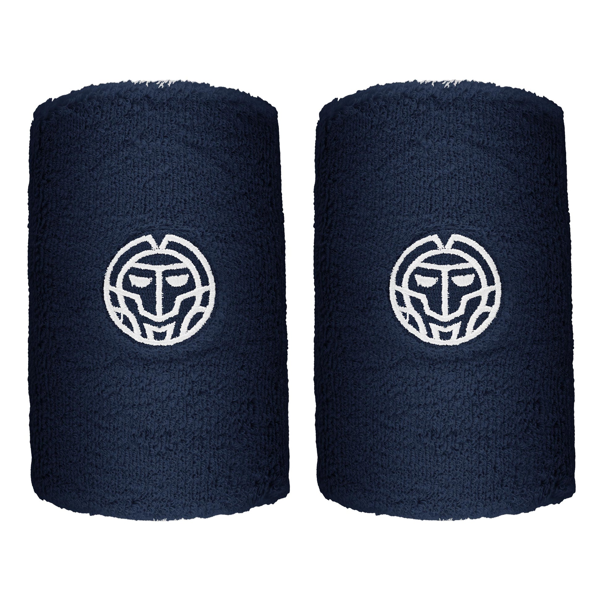 BIDI BADU Zweetband Verpakking 2 stuks lang - donkerblauw
