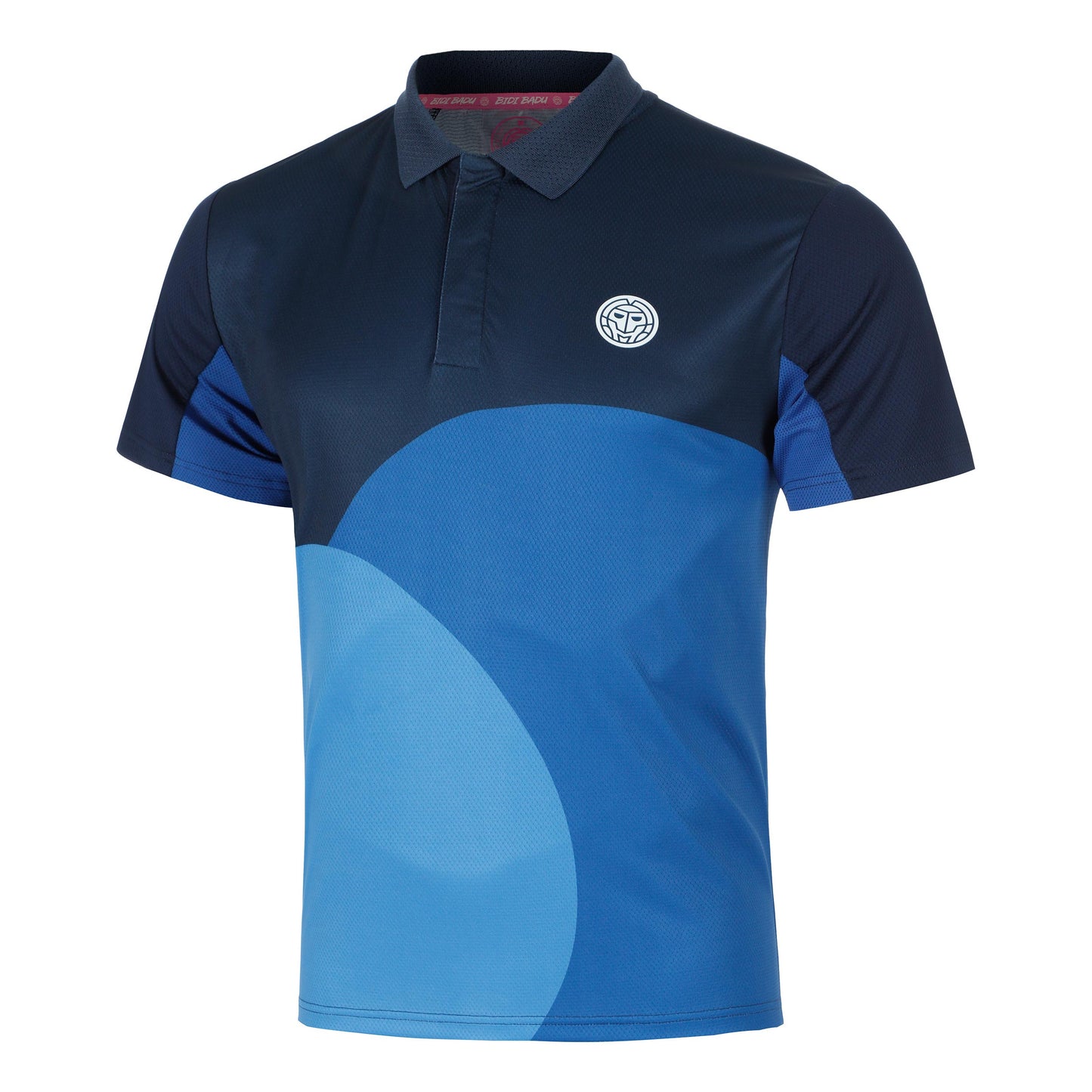BIDI BADU Bubble Polo Heren-Donkerblauw,Blauw
