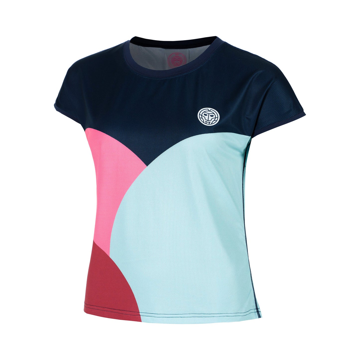 BIDI BADU Bubble T-shirt Meisjes-Donkerblauw,Turkoois