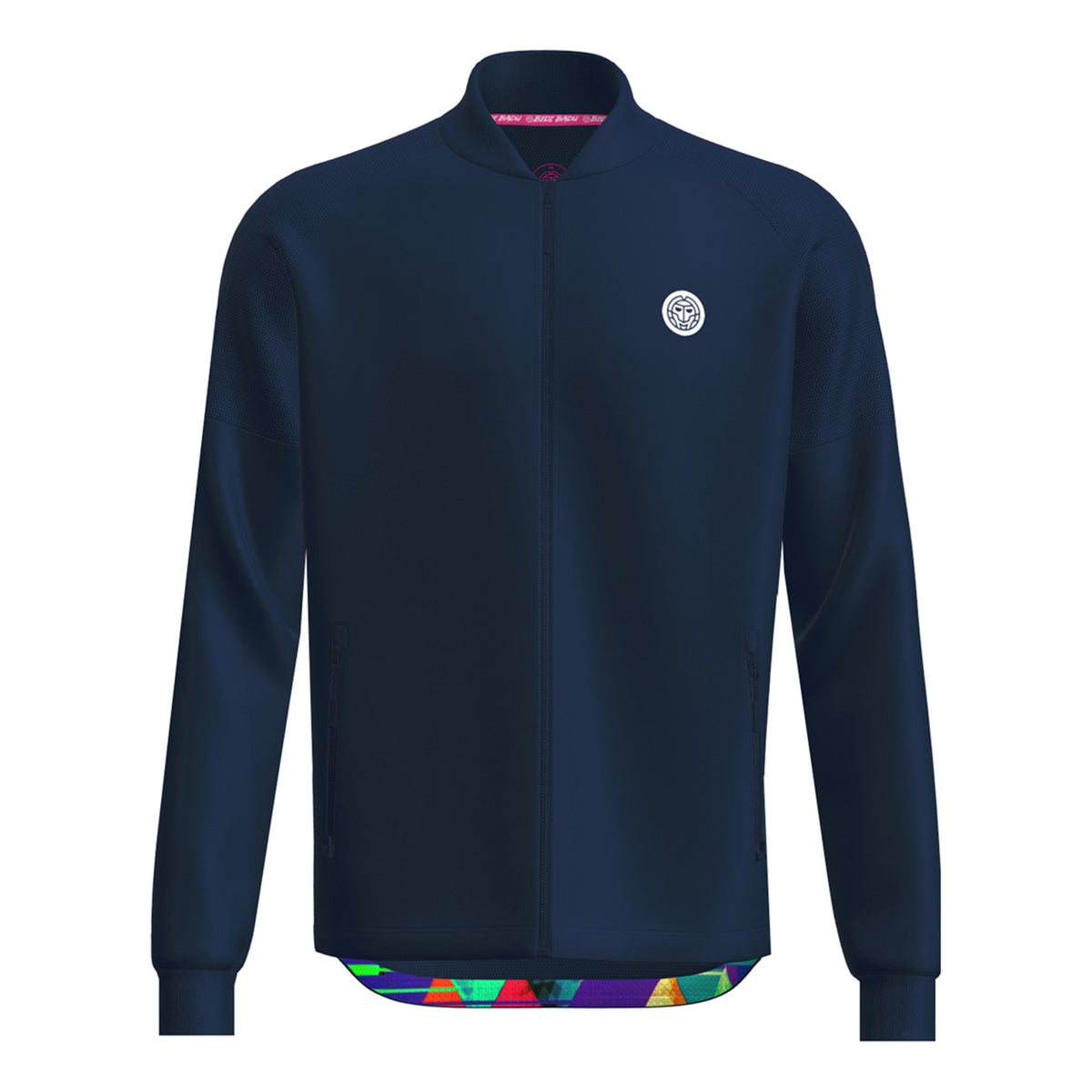 BIDI BADU Kaleido Printed Trainingsjack Heren-Donkerblauw