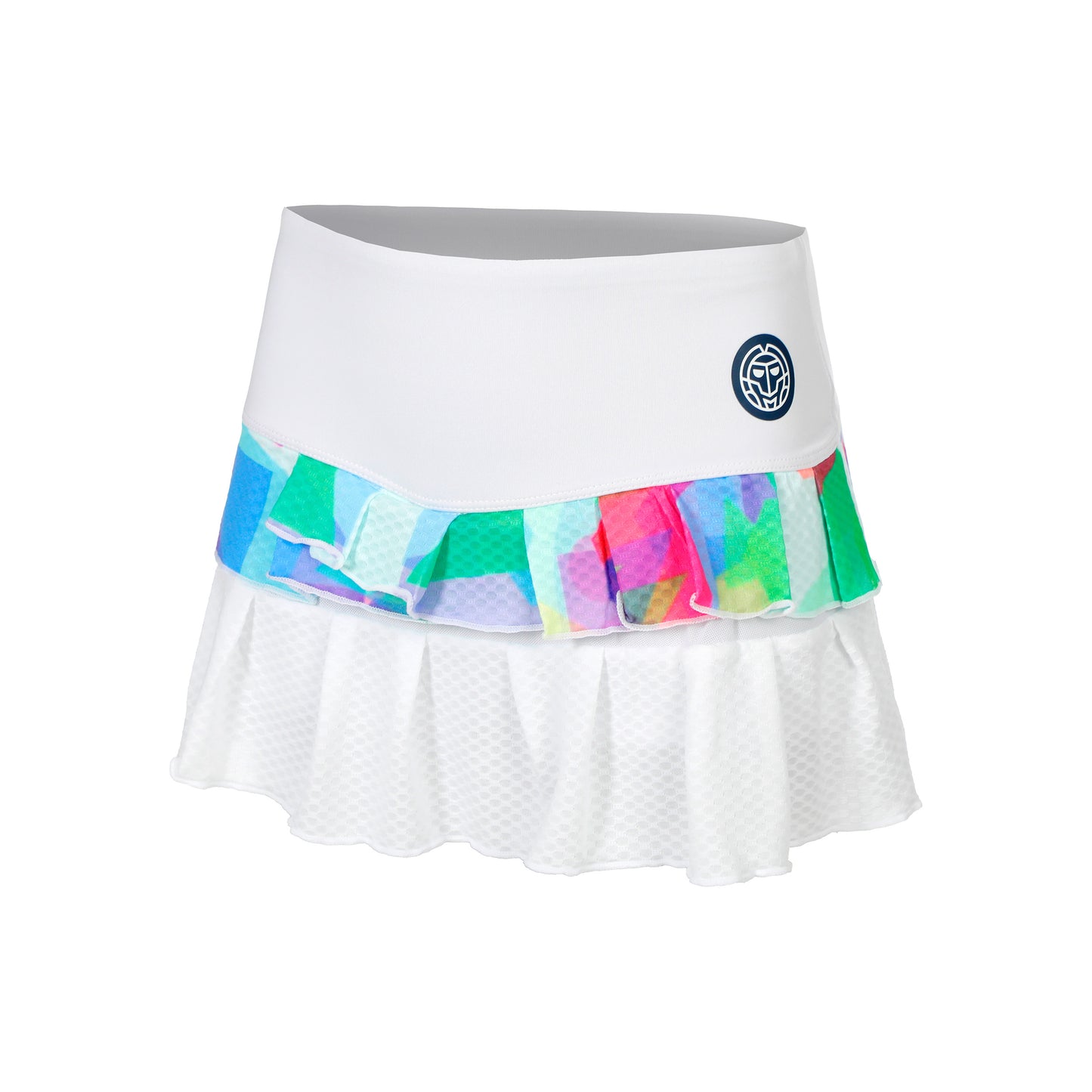 BIDI BADU Kaleido Pleated Rok Meisjes-Wit,Veelkleurig