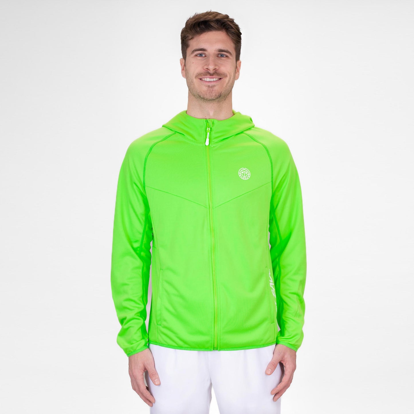 BIDI BADU Crew Hood Sportjas Heren-Neongroen